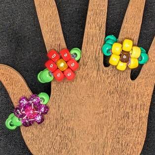 Flower Rings $1